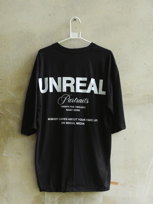 UNREAL | Black - Oversized - Maverick Menswear