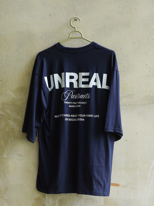 UNREAL | Navy Blue - Oversized - Maverick Menswear